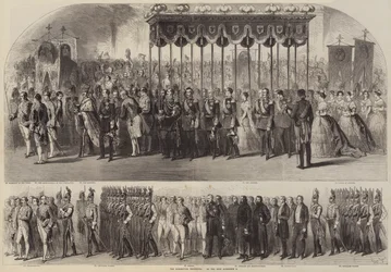Le cortège du couronnement du tsar Alexandre II